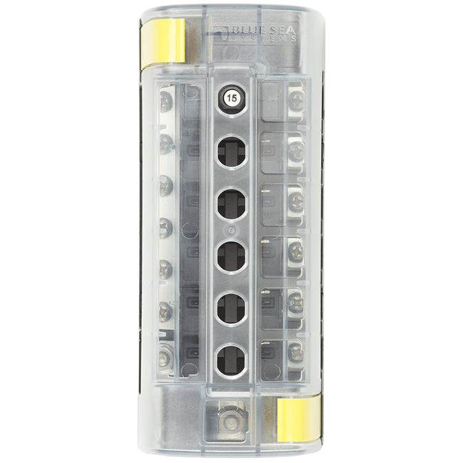 Bloque de disyuntores Blue Sea 5052 ST CLB de 6 posiciones con bus negativo [5052]