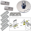Kit de ánodo Tecnoseal con herrajes - Mercury Verado 6 - Zinc [20816]