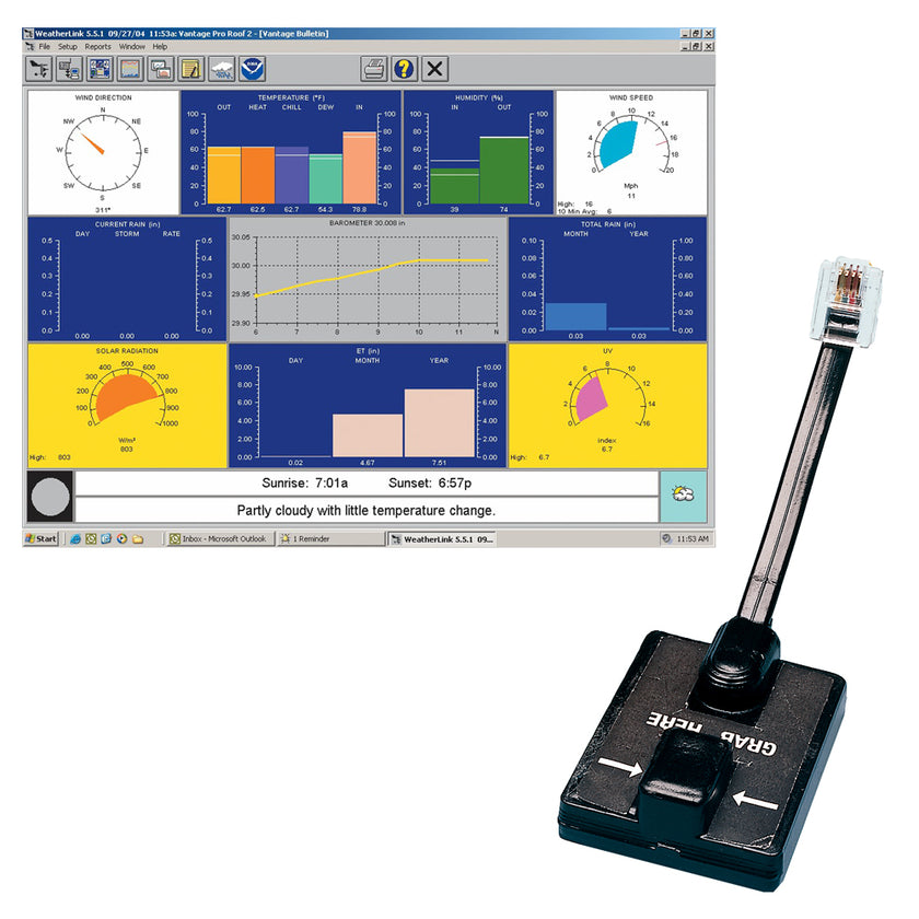 Davis WeatherLink Windows - Puerto serie para Vantage Vue y Pro2 Series [6510SER]