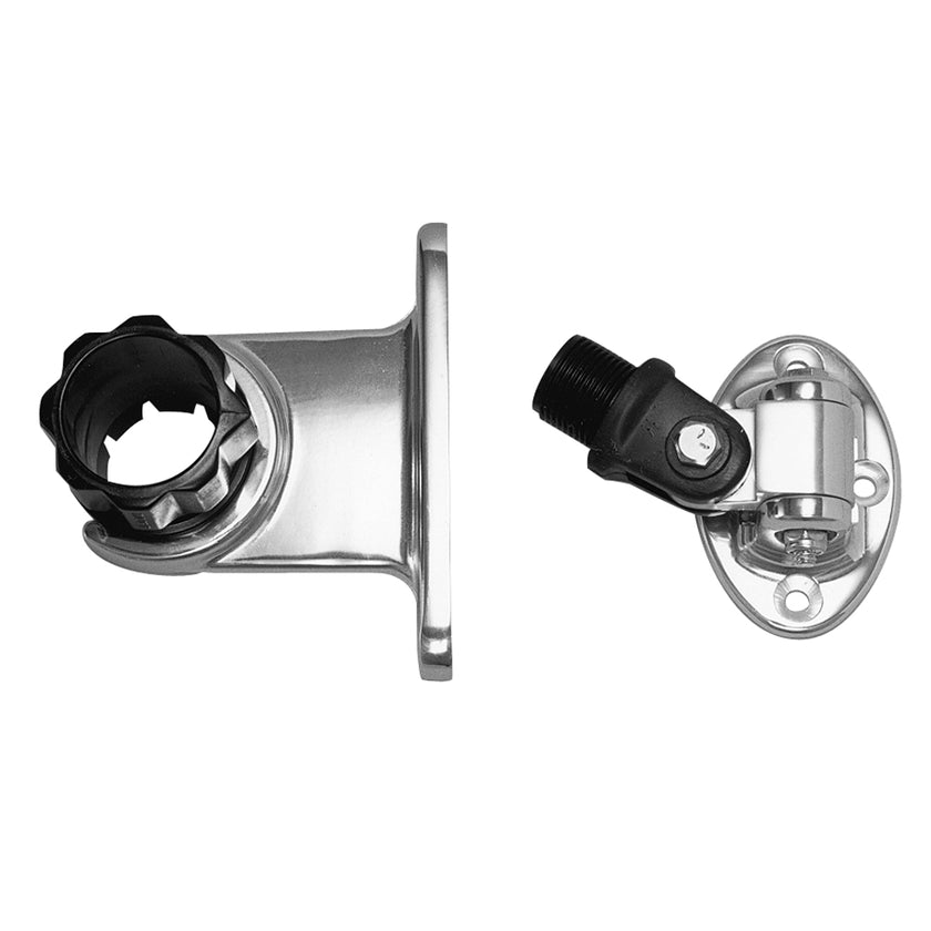 Soporte de antena estándar Rupp con base de 4 vías y collar de 1,5