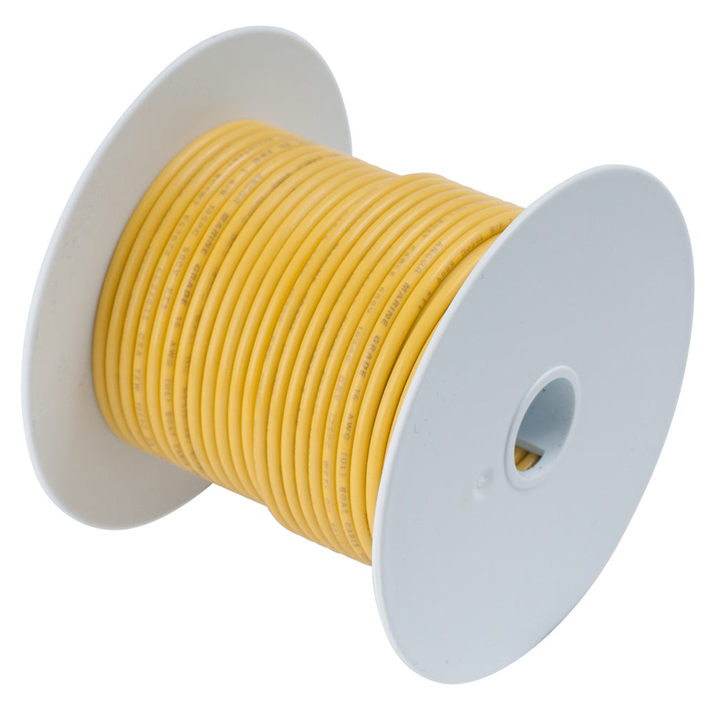 Cable de batería de cobre estañado Ancor amarillo de calibre 2/0 AWG - 50' [117905]