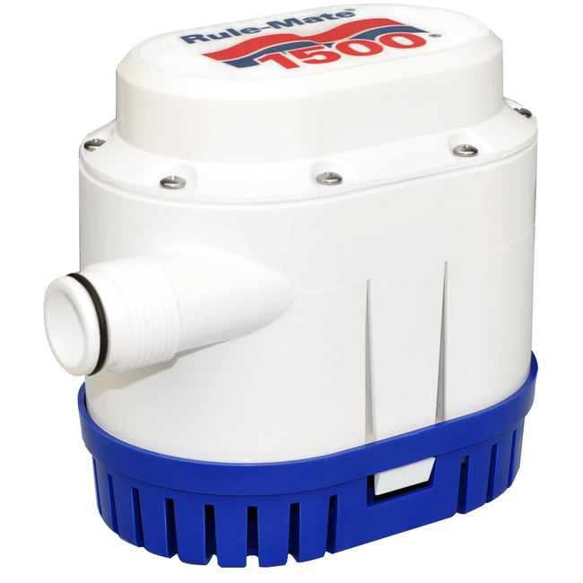 Bomba de achique totalmente automatizada Rule-Mate de 1500 GPH - 12 V [RM1500A]