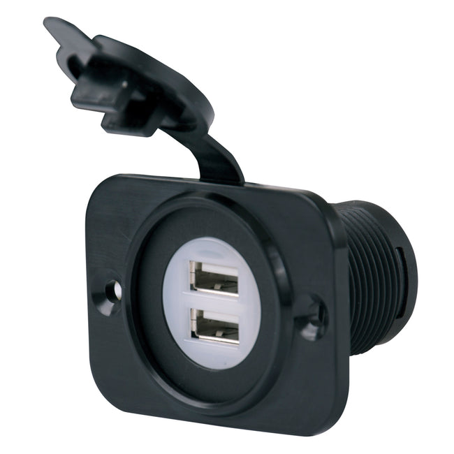 Receptáculo de cargador USB doble Marinco SeaLink Deluxe [12VDUSB]