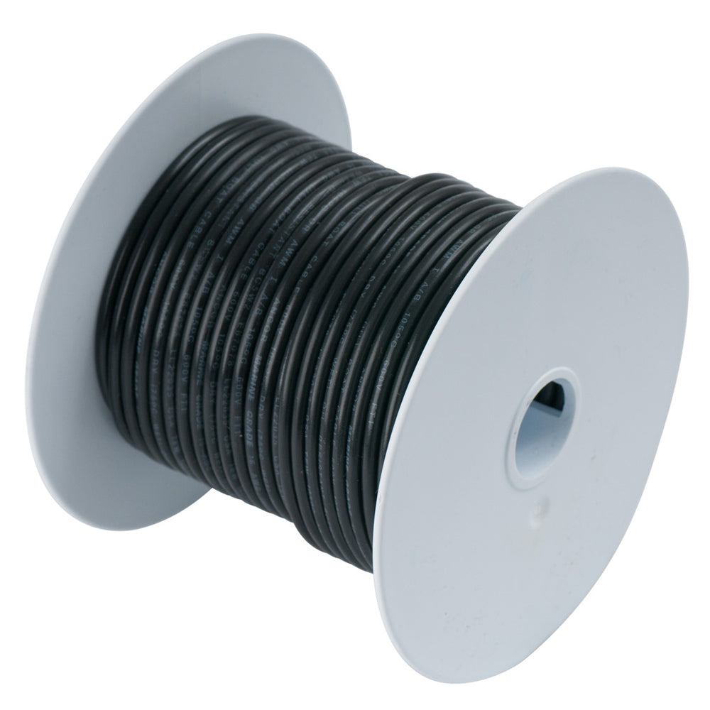 Cable de cobre estañado Ancor negro de 14 AWG - 500' [104050]