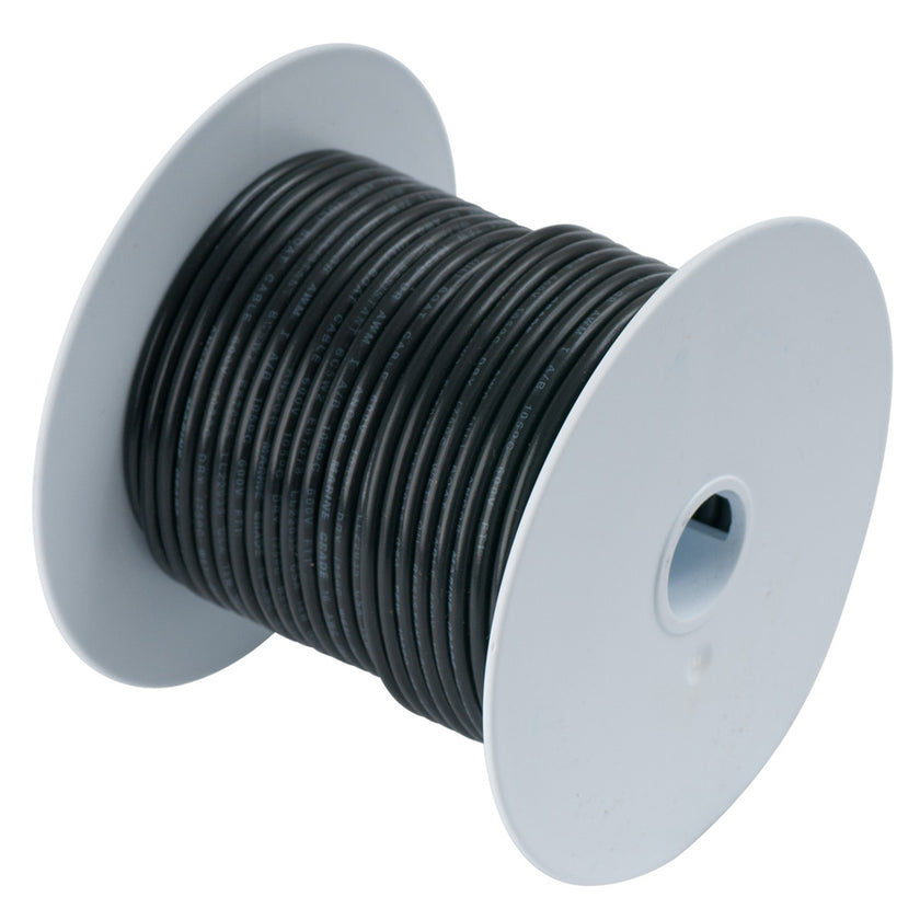 Cable de cobre estañado Ancor negro de 14 AWG - 500' [104050]