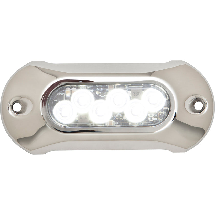 Luz LED subacuática Attwood Light Armor - 6 LED - Blanca [65UW06W-7]