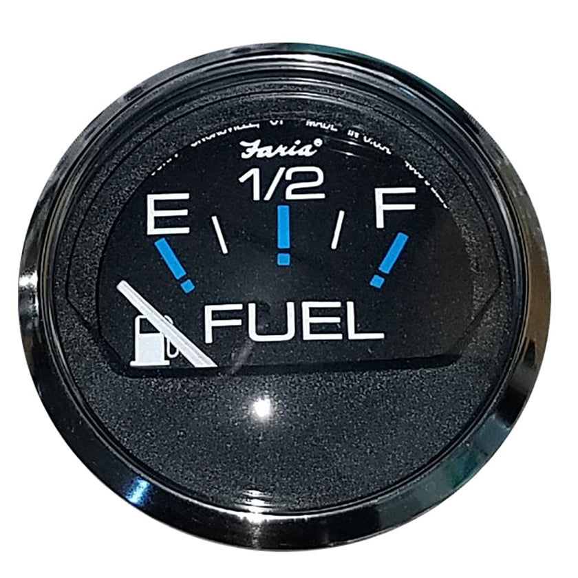 Indicador de nivel de combustible Faria Chesapeake negro de 2