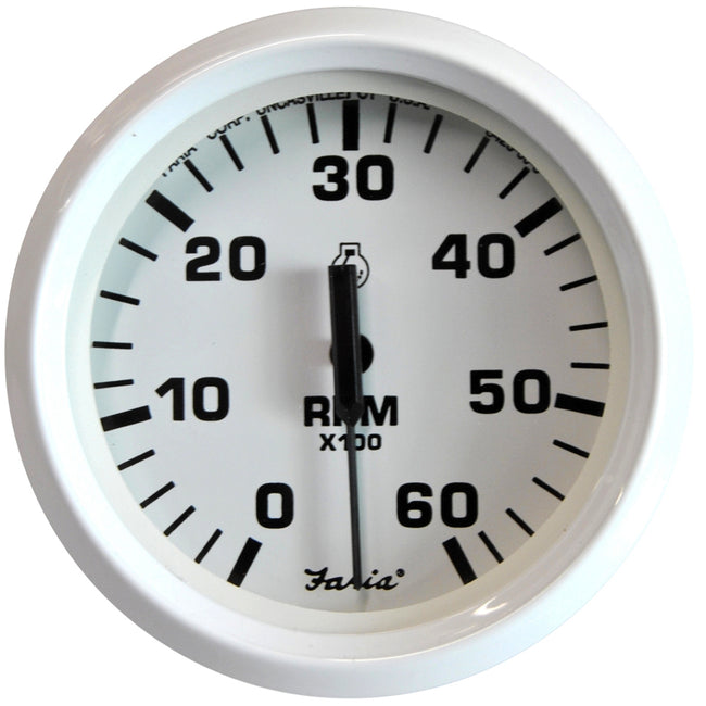Tacómetro Faria Dress White de 4