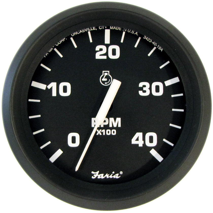 Tacómetro Faria Euro Black de 4