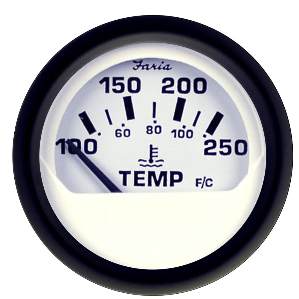 Medidor de temperatura de agua Faria Euro White de 2