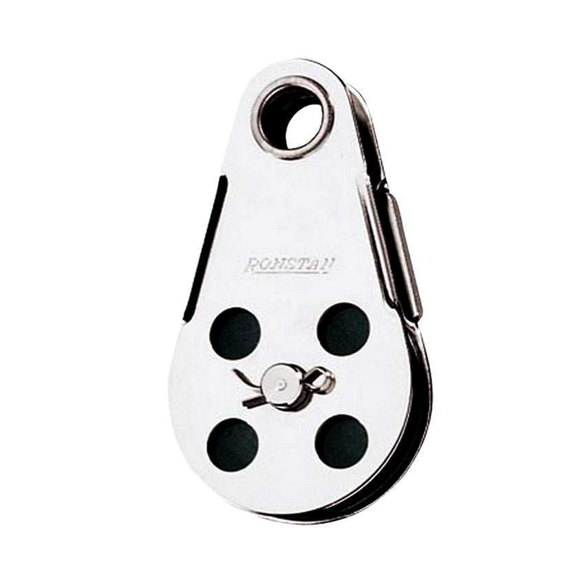 Ronstan Wire Block - Tubular Rivet Head w/Removable Nylatron Sheave - 45mm (1-3/4