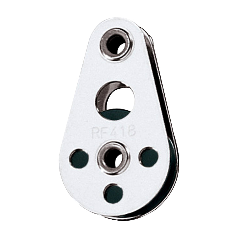 Bloque de alambre Ronstan - Cabezal de remache tubular con polea de nylon - Diámetro de polea de 25 mm (1