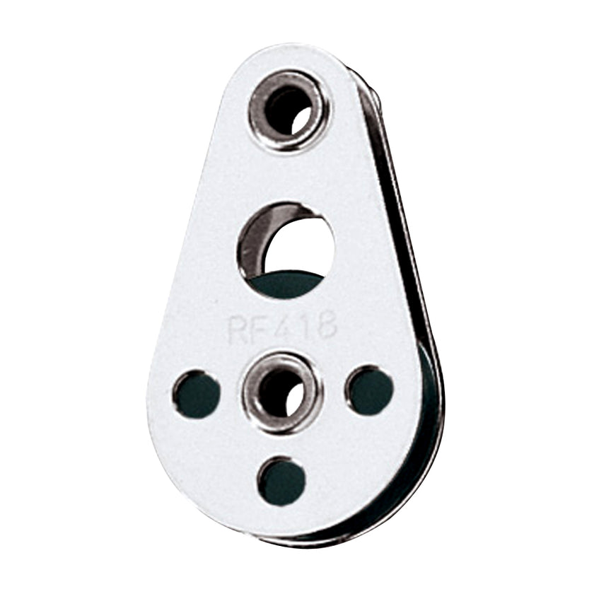 Bloque de alambre Ronstan - Cabezal de remache tubular con polea de nylon - Diámetro de polea de 25 mm (1