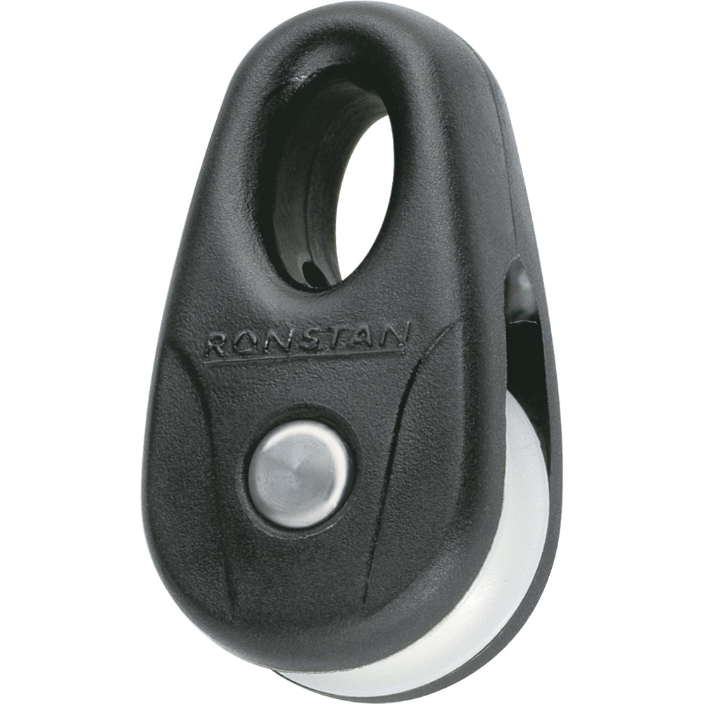Polea para cometa Ronstan - Negra con polea blanca (par) [RF13101-2]