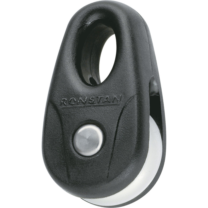 Polea para cometa Ronstan - Negra con polea blanca (par) [RF13101-2]