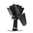 Ventilador de estufa Ecofan de Caframo Original con motor de calor - Aspas negras [800CAXBX]