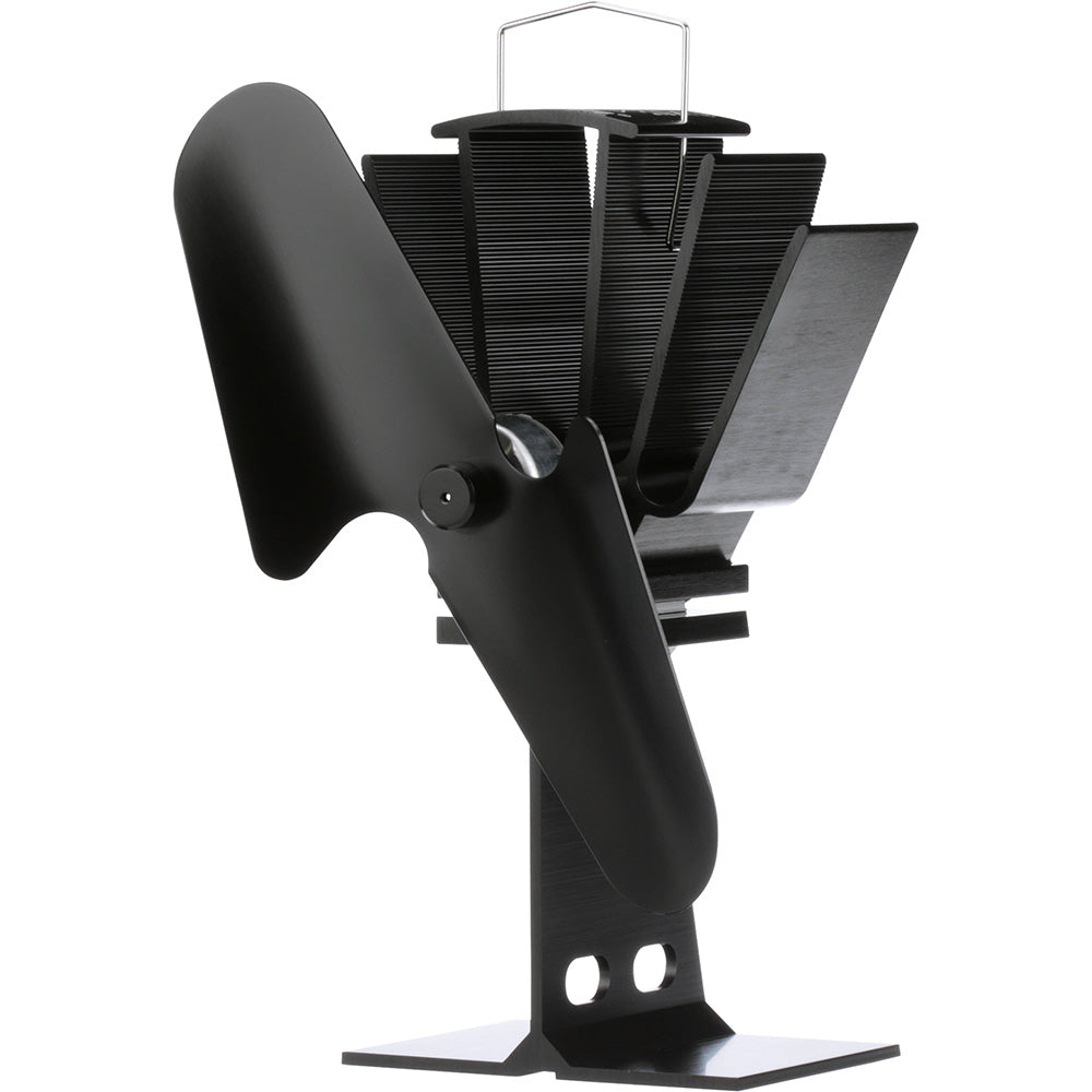 Ventilador de estufa Ecofan de Caframo Original con motor de calor - Aspas negras [800CAXBX]