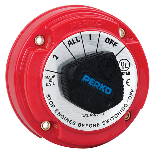 Selector de batería Perko de servicio medio - 250 A continuos [8501DP]