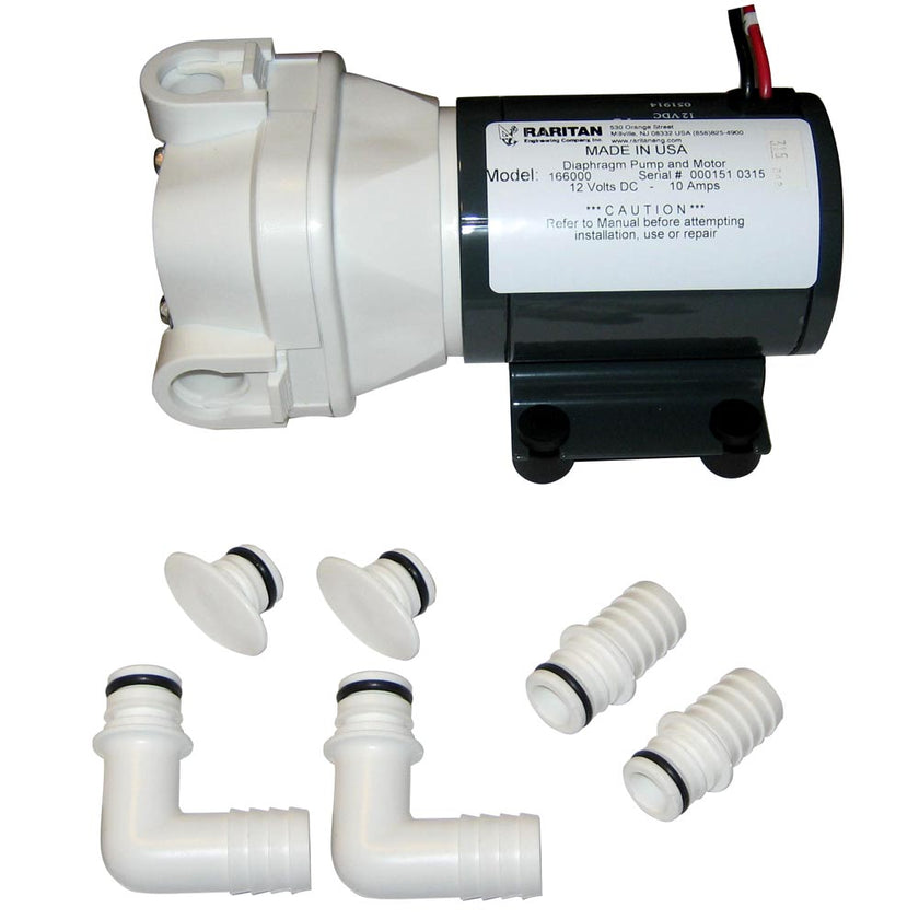 Bomba de admisión de diafragma Raritan - 12 V [166000]