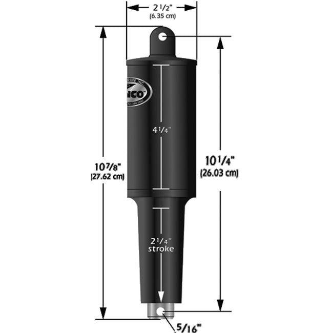 Actuador Lenco de 12 V, 1-1/4