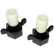 Conector recto Shurflo de Pentair con tuerca de mariposa giratoria - 1/2
