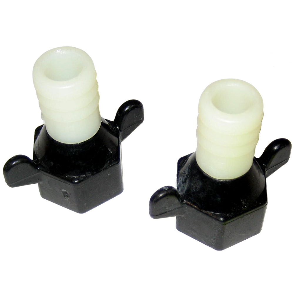 Conector recto Shurflo de Pentair con tuerca de mariposa giratoria - 1/2