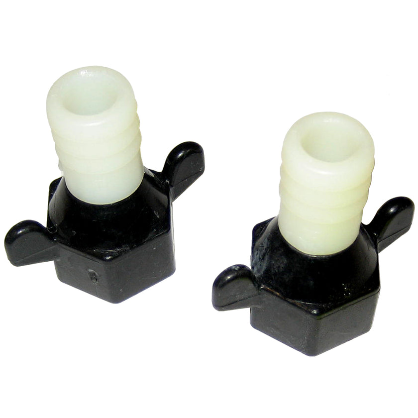 Conector recto Shurflo de Pentair con tuerca de mariposa giratoria - 1/2