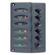Panel de interruptores BEP Contour - Impermeable, 6 vías [CSP6]