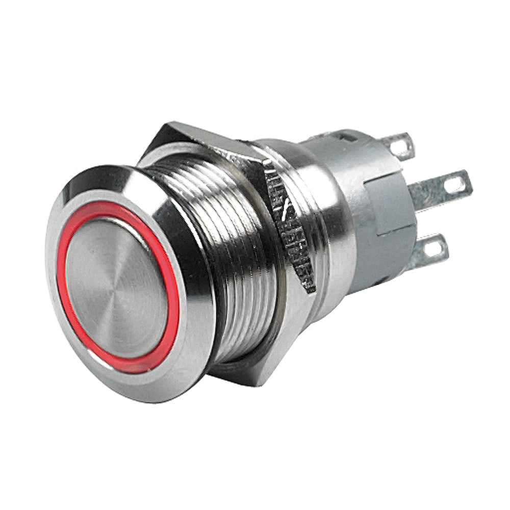 Interruptor pulsador Marinco - 24 V, encendido/apagado, LED rojo [80-511-0005-01]