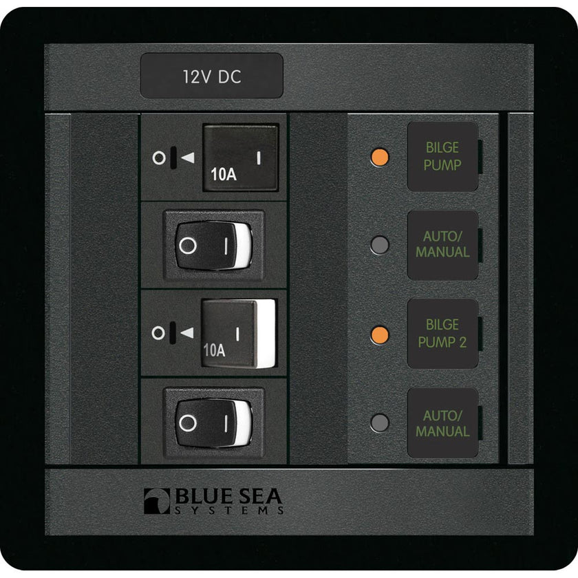 Control de bomba de achique doble Blue Sea 1522 360 Panel [1522]