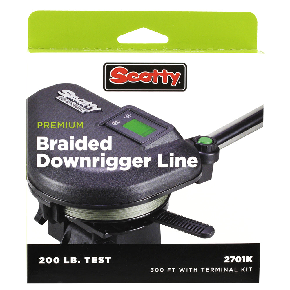 Línea de profundización Scotty Premium Power Braid - Prueba de 400 pies y 200 lb [2702K]
