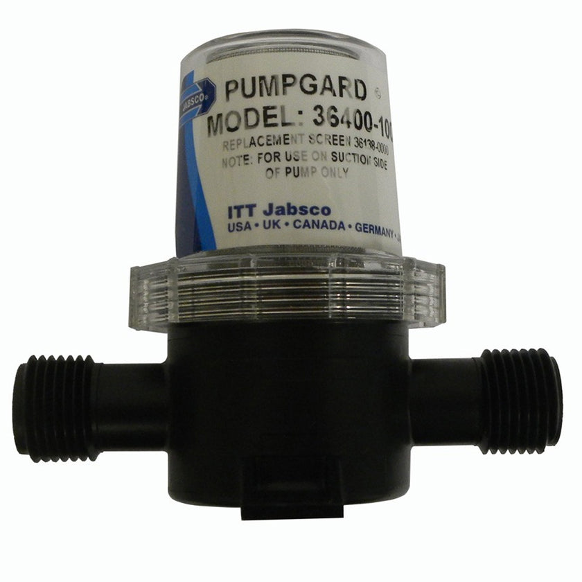 Filtro en línea Jabsco Pumpguard - Puerto NPT de 1/2