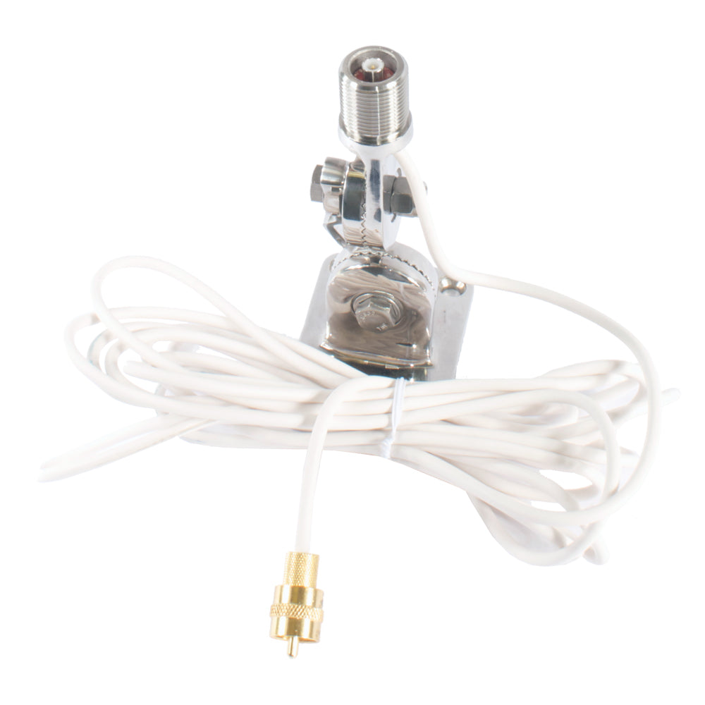Montaje de conexión rápida Shakespeare de acero inoxidable con cable para antena de conexión rápida [QCM-S]