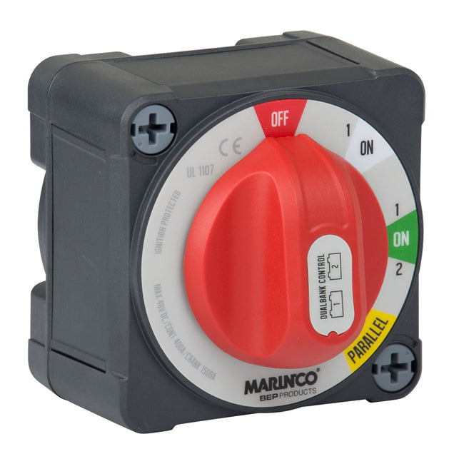Interruptor de batería de control de banco doble BEP Pro Installer 400a EZ-Mount - MC10 [772-DBC-EZ]