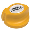 Perilla de batería paralela de emergencia BEP - Amarilla - Fácil instalación [701-KEY-EP]