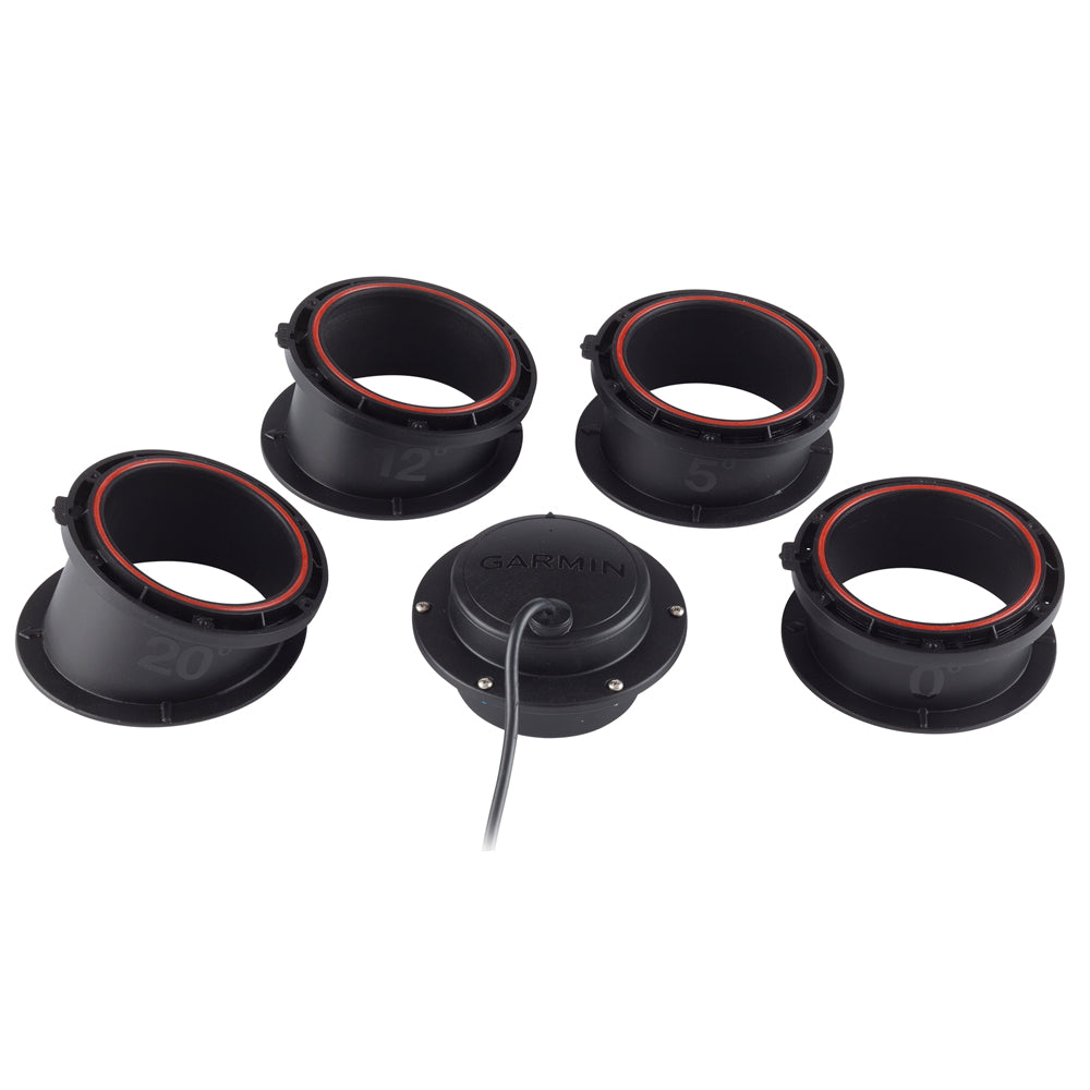 Transductor CHIRP Garmin GT15M-IH de plástico, para interior de casco, banda media - 85-165 kHz, 600 W, 8 pines [010-12402-00]