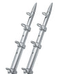 TACO 15' Silver/Silver Outrigger Poles - 1-1/8