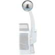 Perilla de control Rupp plateada para controles Morse (rosca de 3/8-24) [03-1226-23S]