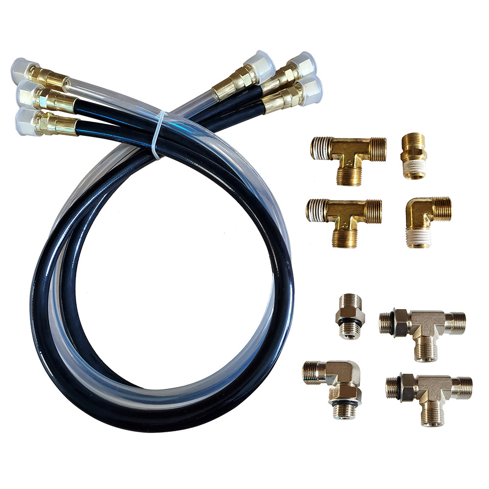 Kit de instalación de dirección hidráulica con piloto automático SI-TEX (mangueras y accesorios) [OC17SUK42]