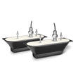 Transductores Garmin GT51M-THP SS TH de 12 pines, par DownV/SideV, 500 W (CHIRP 260/455 kHz), tradicional, 600 W (CHIRP medio 80-160 kHz) [010-01966-11]