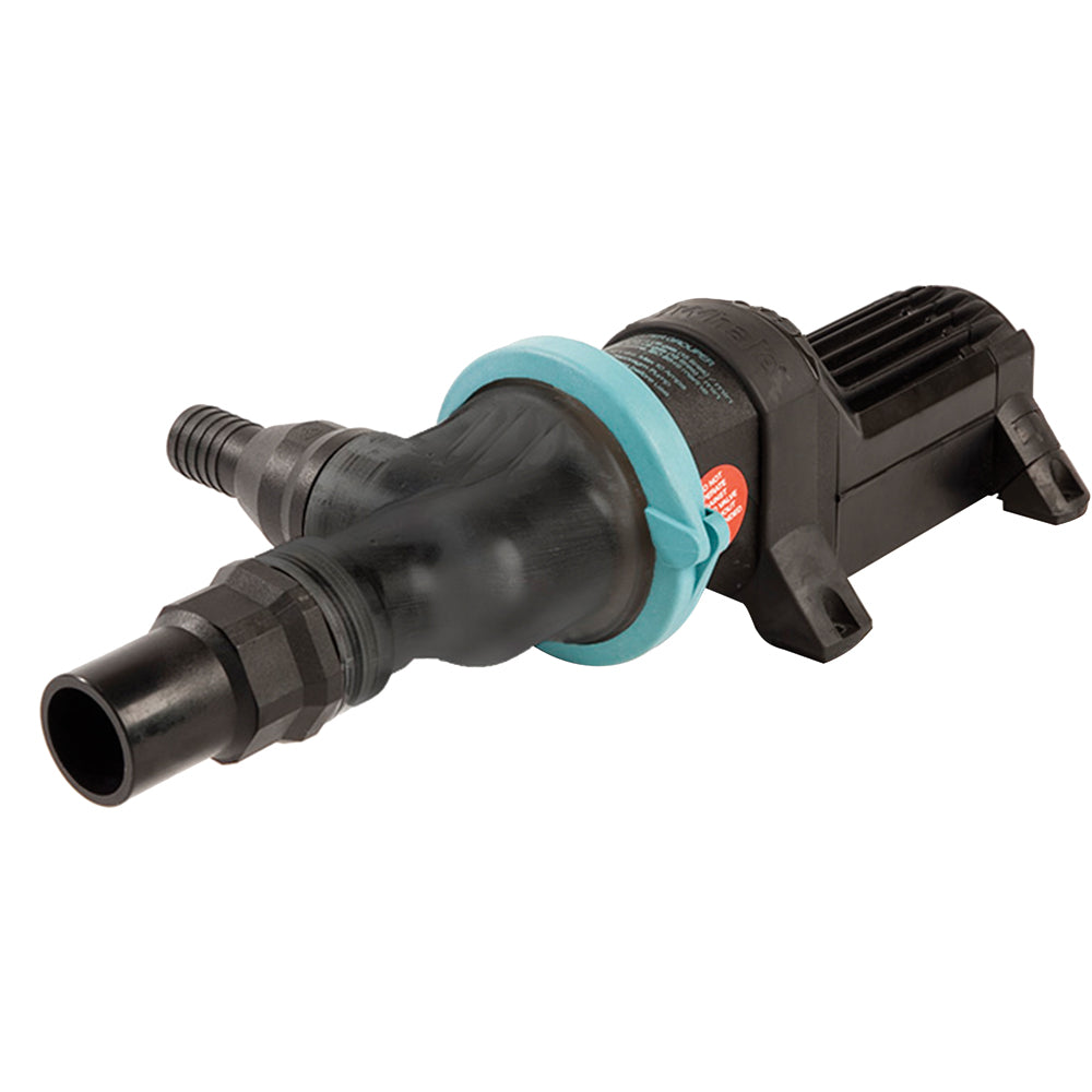 Bomba de recolección de peces/residuos Whale Gulper Grouper Mk3 con puertos de 90 grados - 12 V [BP4772]
