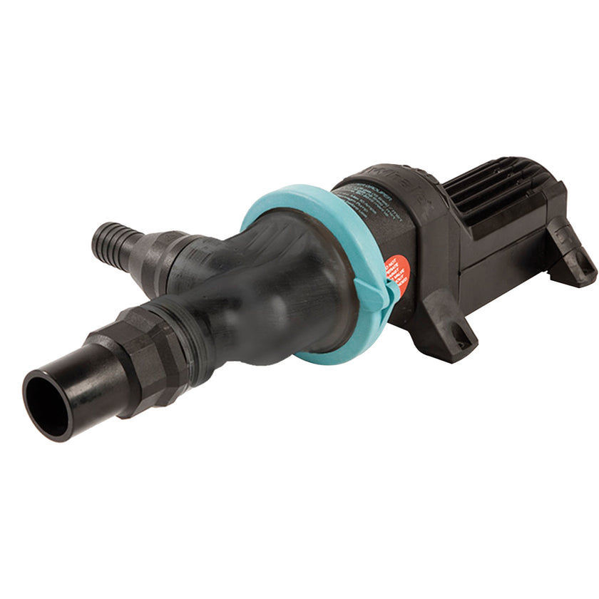 Bomba de recolección de peces/residuos Whale Gulper Grouper Mk3 con puertos de 90 grados - 12 V [BP4772]