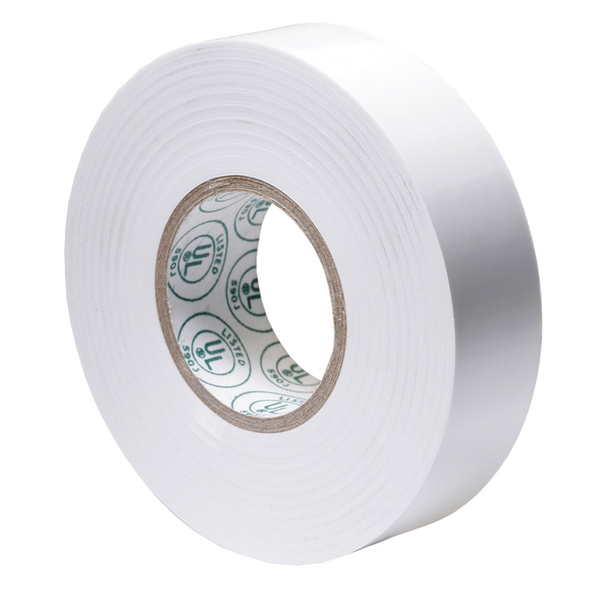 Cinta aislante premium Ancor - 19 mm x 20 m - Blanca [337066]