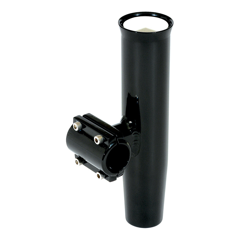 Portacañas con abrazadera Lee - Aluminio negro - Montaje horizontal - Compatible con tubos de 1,660
