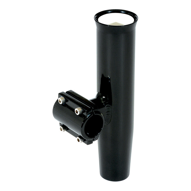 Portacañas con abrazadera Lee - Aluminio negro - Montaje horizontal - Compatible con tubos de 1,660