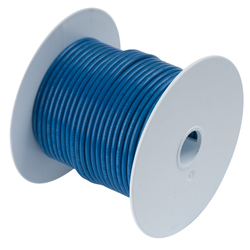 Cable de cobre estañado Ancor azul oscuro de 16 AWG - 250' [102125]