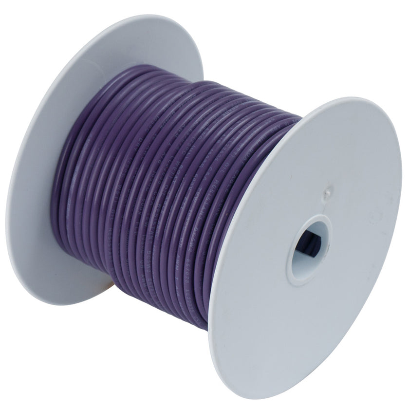 Cable de cobre estañado Ancor morado de 16 AWG - 100' [102710]