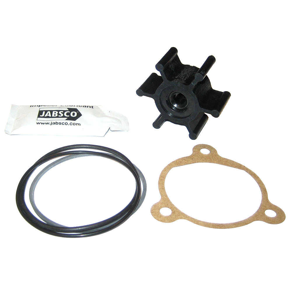 Kit de impulsor de neopreno Jabsco con tapa, junta o anillo tórico - 6 aspas - Diámetro del eje: 5/16