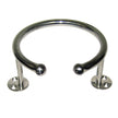 Portavasos de acero inoxidable con anillo de montaje superior Whitecap - 1 bebida - Base [S-3516]