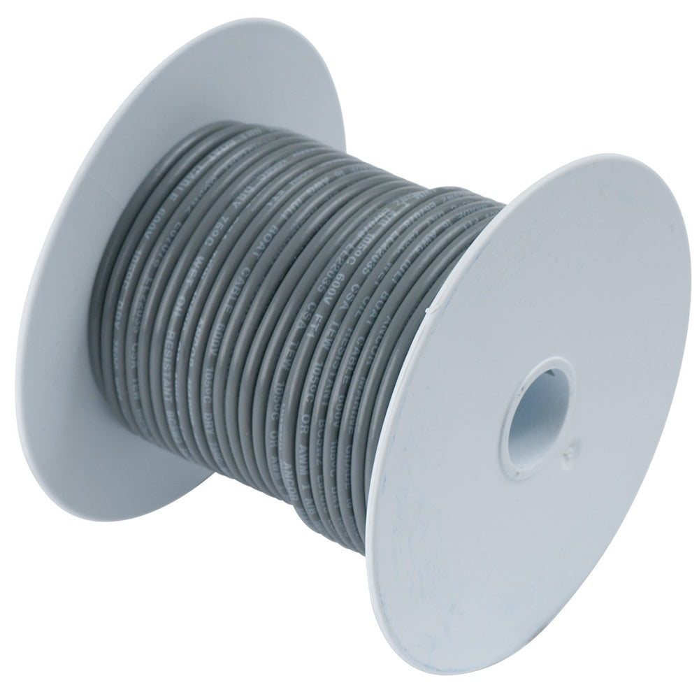 Cable de cobre estañado Ancor gris de 14 AWG - 100' [104410]